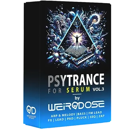 Box image of Weirddose Psytrance Serum Presets Vol. 3